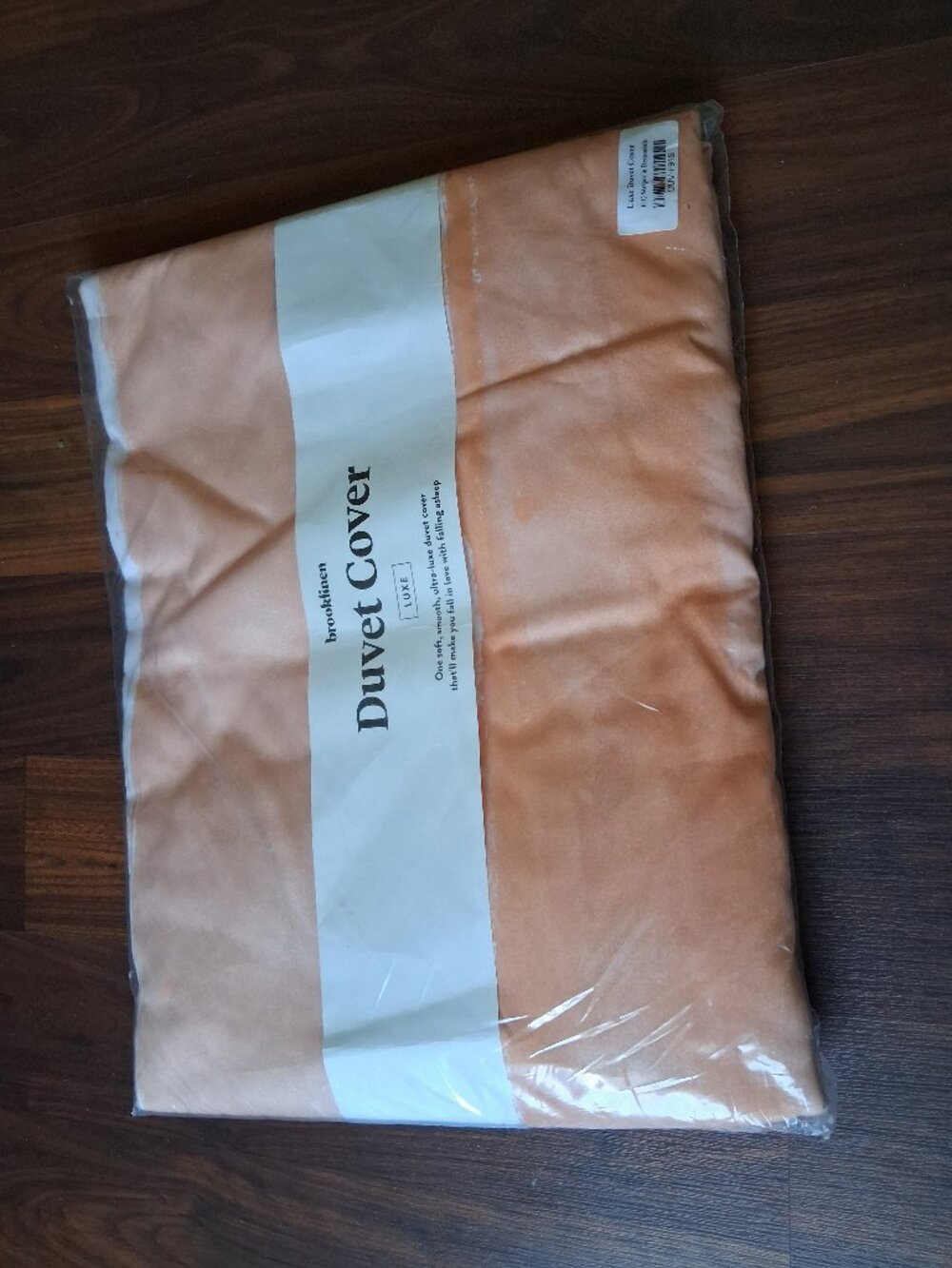 Brooklinen FULL /QUEEN Dreamsicle Luxe Stripes Duvet Cover. NO SHAMS